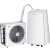 HOME MOBILSPLIT12 mobil hűtő-fűtő split klíma, 3,5 kW, wifi, 4 üzemmód, LED kijelző, távirányító