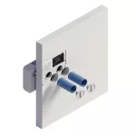 HOME MONOBLOCK8 monoblokkos hűtő-fűtő klíma, 2,45 kW, 4 üzemmód, PTC kiegészítő fűtés, wifi, távirányító, LED kijelző