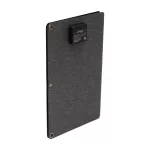 HOME MSC10W hordozható napelemes USB töltő, összecsukható, 10Watt, 2xUSB, LED töltésjelző, felakasztható, tartozék karabinerekkel
