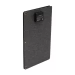 HOME MSC10W hordozható napelemes USB töltő, összecsukható, 10Watt, 2xUSB, LED töltésjelző, felakasztható, tartozék karabinerekkel