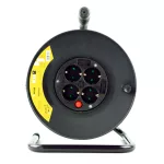 Technik Professional Kábeldob 4-er 25m 1,5mm2 (fekete) 16A