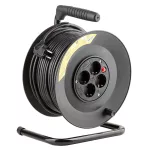 Technik Professional Kábeldob 4-er 50m 1,5mm2 (fekete) 16A