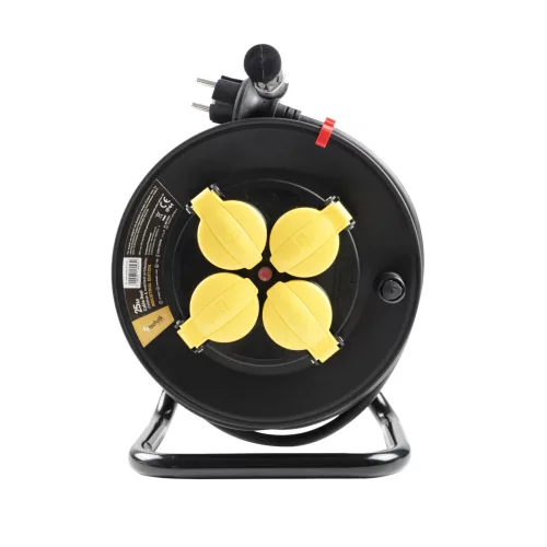 Technik Industrial Kábeldob 4-er 25m 1,5mm2 H07RN-F (IP44) 16A