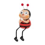 Home MX645 napelemes kerti lámpa, katica forma, 2 db hidegfehér LED, políresin, 40 mAh akkumulátor (NiMH), kültéri, beltéri, MX645