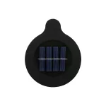 HOME MX656 napelemes kerti lámpa, fekete műanyag, 1db melegfehér SMD LED, cserélhető AA akkumulátor