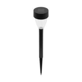   HOME MX657 napelemes kerti lámpa, 15db/display, 1db melegfehér LED, cserélhető akkumulátor, fekete színű