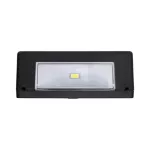 HOME MX658 napelemes falilámpa szett, 2db-os szett, 2db hidegfehér LED, cserélhető AA akkumulátor, fekete