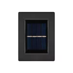 HOME MX658 napelemes falilámpa szett, 2db-os szett, 2db hidegfehér LED, cserélhető AA akkumulátor, fekete
