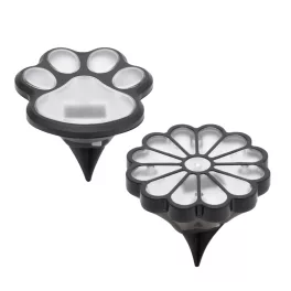   HOME MX674 napelemes kerti lámpa, tappancs, virág, 12db/display, 1db melegfehér LED, beépített akkumulátor