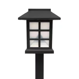  Home MX716 napelemes kerti lámpa, 12db-os display, műanyag, 1 db hidegfehér LED, kültéri, beltéri