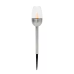 Home MX816 napelemes kerti lámpa, 12db-os display, műanyag, 1 db melegfehér LED, kültéri, beltéri, MX816