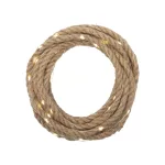HOME MXROPE napelemes fényfüzér kötélen, 52 db melegfehér LED, 2 üzemmód, 5 méter hosszú, cserélhető akkumulátor