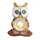 Home MX 637 napelemes kerti lámpa, 1 db melegfehér LED, automatikus, napelem, bagoly, MX_637