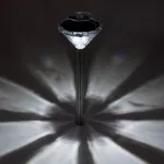 Home MX 802/4 napelemes kerti lámpa szett, 4 db, 1 db LED, fém és műanyag, automatikus, kristáylszerű fej, MX_802_4