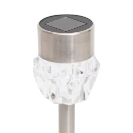   Home MX 809 napelemes kerti lámpa, 1 db LED, fém, időjárásálló, automatikus, hidegfehér, MX_809