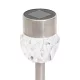 Home MX 809 napelemes kerti lámpa, 1 db LED, fém, időjárásálló, automatikus, hidegfehér, MX_809