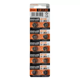   Maxell LR1130 gombelem, LR1130, alkáli, 1,5V, 10 db/csomag, Maxell_LR1130