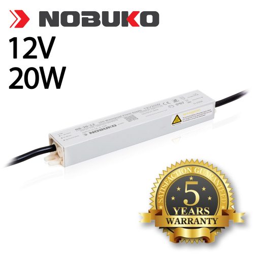 NOBUKO B SERIES 12V 20W IP67 Kültéri LED Tápegység