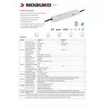 NOBUKO B SERIES 24V 20W IP67 Kültéri LED Tápegység