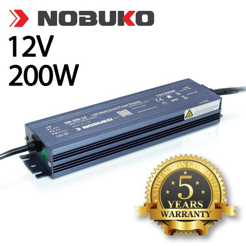 NOBUKO B SERIES 12V 200W IP67 Kültéri LED Tápegység
