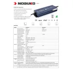 NOBUKO B SERIES 12V 300W IP67 Kültéri LED Tápegység