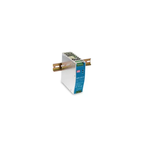 Mean Well NDR-120-24 DIN sínre szerelhető LED-tápegység, 24 V DC, IP20