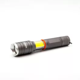   NEBO NEB-6746-G TAC SLYDE zseblámpa, 300 lumen, zoom, alumínium burkolat, IPX4, 5 féle üzemmód, elemes működés