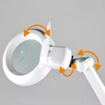 Home NKL 022 LED nagyítós lámpa, 12 W, 450 lm, 3 dioptria nagyítás, 12 dioptria másodlagos lencse, NKL_022