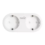 Home NVS 32 PRO SMART elosztó, SMART LIFE alkalmazással távolról vezérelhető, 2 db földelt aljzat gyermekvédelemmel, Wi-Fi 2,4 GHz 802.11 b/g/n, NVS_32_PRO