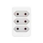 Home NV 23/WH hálózati elosztó, 3 EURO aljzat gyermekvédelemmel ellátva, max. 3 x 500 W, fehér