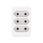 Home NV 23/WH hálózati elosztó, 3 EURO aljzat gyermekvédelemmel ellátva, max. 3 x 500 W, fehér