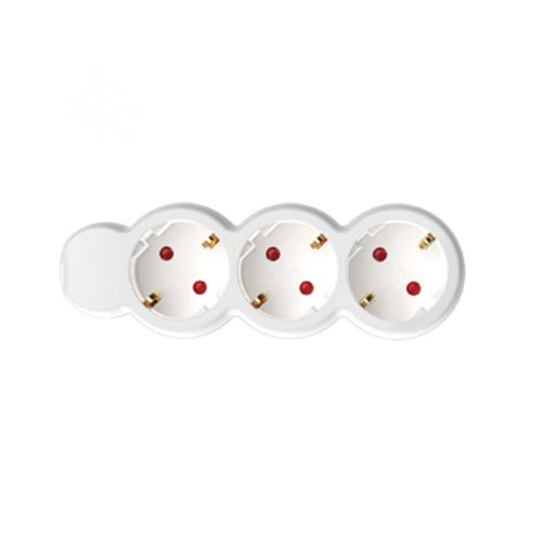 Home NV 3-5/WH/1,5 hálózati elosztó, 5 m, H05VV-F 3G1,5 mm2 kábel,  IP20 kivitel, 3 védőérintkezős aljzat, max. 3500W, fehér