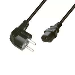 Számítógépes hálózati csatlakozókábel, 3x0,75, 2m