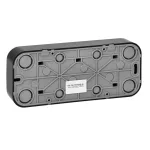 Orno Falon kívüli hármas dugalj, fekete, 2P+F 16A 230V IP20 OR-OE-7209