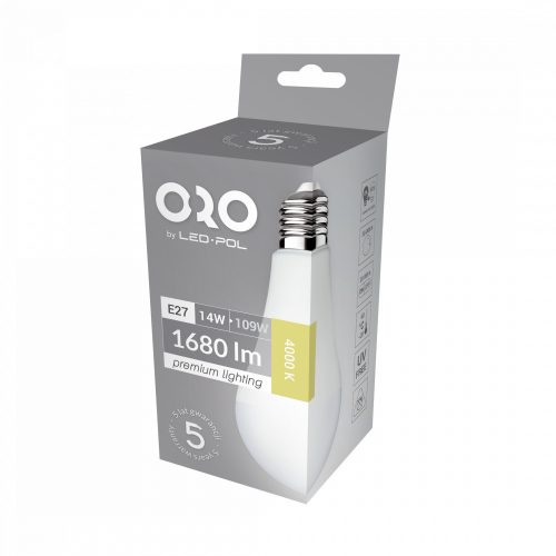 ORO-PREMIUM-E27-A65-14W-XP-DW LED fényforrás, ORO04124 SpectrumLED