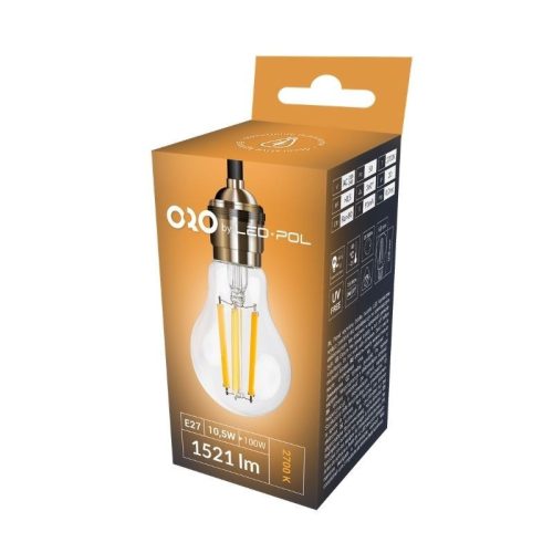 ORO-E27-A60-FL-CLARO-10,5W-DW LED fényforrás, ORO04141 SpectrumLED