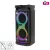 SAL PAR2100BT party hangdoboz, 80W, beépített akkumulátor és LED fénnyel, Bluetooth, FM rádió, AUX és mikrofon bemenetek, 2-utas, 3 hangszóró