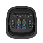 SAL PAR2100BT party hangdoboz, 80W, beépített akkumulátor és LED fénnyel, Bluetooth, FM rádió, AUX és mikrofon bemenetek, 2-utas, 3 hangszóró