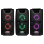 SAL PAR 2200BT hordozható party hangdoboz, 120 W, BT, FM rádió, AUX, MP3 felvétel, automatikus gyorstöltés, PAR_2200BT
