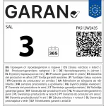 SAL PAS12W243S sztereó professzionális oszlopsugárzó hangrendszer, 800 W, Bluetooth TWS, 9db hangsugárzó, színes képernyő, állvány, DSP hangprocesszor