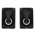 SAL PCS 230 multimédia hangszórópár, 2x3 W, RGB LED effekt, AUX, BT, USB tápkábel, PCS_230