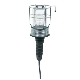   Home PL 20 szerelőlámpa, 60 W, E27, IP54, fém rács, gumi markolat, kettős szigetelés, PL_20