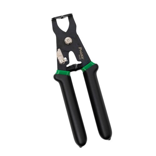 Pro'sKit PM-386 professzionális kábelkötegelő vágó és fogó, kétféle vágási módszer, ergonomikus markolat