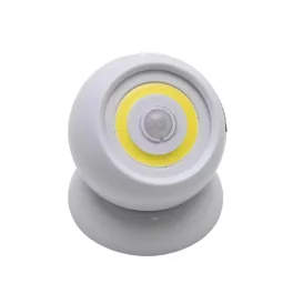   Home PNL 5 LED mozgásérzékelős lámpa, 2 W COB LED, forgatható, melegfehér, mágneses, 3 üzemmód, PNL_5