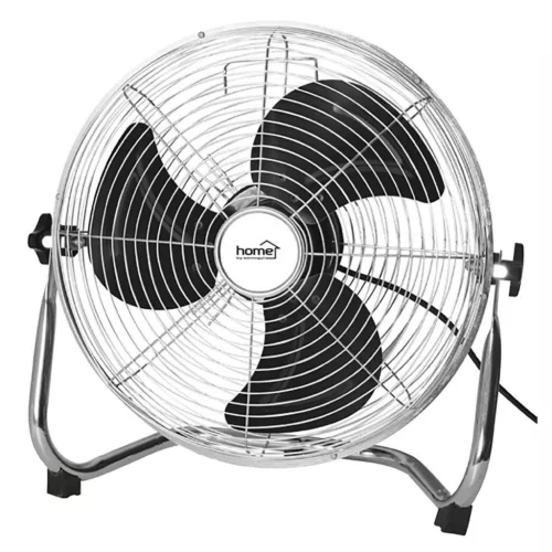 Home PVR 35 padlóventilátor, 60 W, 3 fokozat, 35 cm-es lapátátmérő, állítható fejdőlésszög, fém lapátok, fém rács, PVR_35