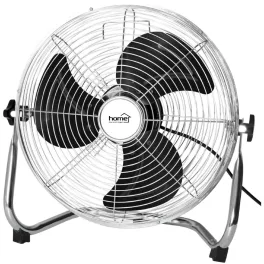   Home PVR 50 padlóventilátor, 120 W, 3 fokozat, 50 cm-es lapátátmérő, állítható fejdőlésszög, fém lapátok, fém rács, PVR_50