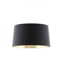   ASPRO 55/30 lámpabúra  Polycotton fekete/arany fólia  max. 23W, Rendl Light Studio R11466