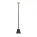 Rendl R12418 ICAR függeszték fekete/aranysárga  230V E27 15W, Rendl Light Studio - Utolsó darabok!!