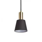 Rendl R12418 ICAR függeszték fekete/aranysárga  230V E27 15W, Rendl Light Studio - Utolsó darabok!!