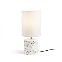   CAMINO asztali lámpa búrával fehér dekoratív terasz 230V E27 28W, Rendl Light Studio R13294